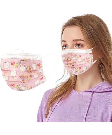 BEIBEIA Adult Fa_ce Bandanas Gradient Printed Happy Celebration Holiday Disposable Print Outdoor Dustproof Breathable 30pc-30 - Buy Online on GoSupps.com