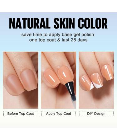 TOMICCA Extra Short Coffin Nail Tips 180PCS Soft Gel Nails Tips 3 in 1 - Nude Matte Full Coverage Nail Tips for Nail Art Extensions - Buy Online on GoSupps.com