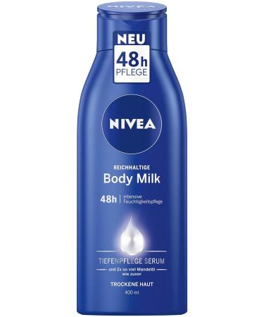 NIVEA Body Milk 400ml - Rich Hydrating Body Lotion for Intense Moisture | International Shipping Available - Buy Online on GoSupps.com