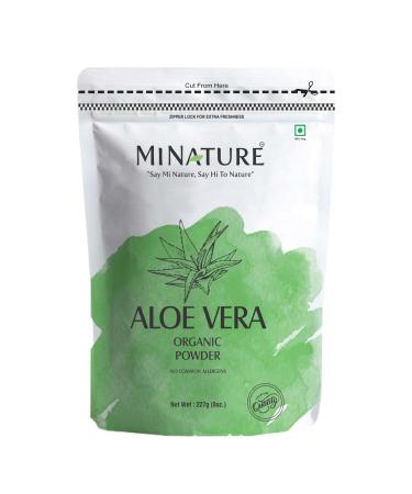 minature Aloe Vera Powder | Aloe Barbadensis | Vegan Non GMO| Pure & Natural with NO Chemical |Made in India |8 OZ / 227 g / 1/2 lb