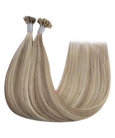 Youngsee Real Hair Bonding Extensions 35cm Light Brown U Tip | Remy Hair Keratin Extensions #P8A/60 - 50g - Buy Online on GoSupps.com