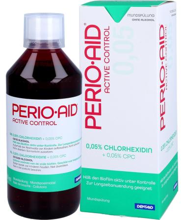 PERIO AID Active Control Mouthwash 500 ml - Effective Oral Care for International Shipping - Buy Online on GoSupps.com