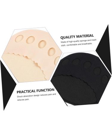 FRCOLOR Forefoot Pad Non Skid Socks - Comfortable Insoles for Heels & Sandals | 2 Pairs Cotton Socks for Women - Buy Online on GoSupps.com