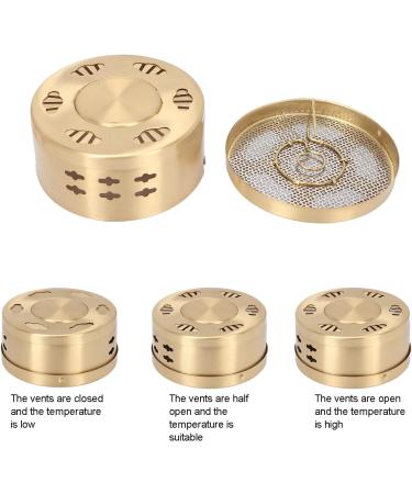 Portable Copper Moxa Box - Pure Copper Moxibustion Therapy for Home & Salon | Good Thermal Conductivity - Buy Online on GoSupps.com