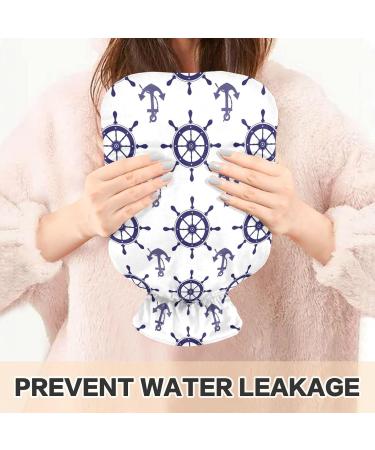 NAANLE OCEAN 1L Transparent Hot Water Bottle - Versatile Anchor Design for Pain Relief & Cozy Warmth | Ideal for Bed Hands & Feet - Buy Online on GoSupps.com