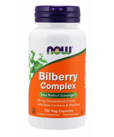 Now Foods, Bilberry Complex, 100 Veg Capsules