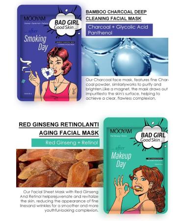 Sheet Mask Nourishing Moisturising Hyaluronic Acid Mask Skincare Korea Cosmetics Mask Ingredients For all skin types (Red ginseng) - Buy Online on GoSupps.com