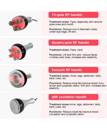 LIBRACTA 40K Slimming Device Anti Cellulite Device: 4 in 1 Lipocavitation Radiofrequency Face and Full Body Slimming and Firming Massager - Buy Online on GoSupps.com
