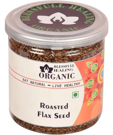 Blessfull Healing Organic Rosted Flax Seed 250 Gram Airtight Container (Packing May Vary) - Buy Online on GoSupps.com