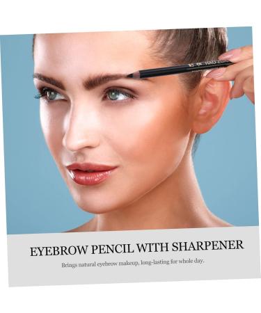 8pcs pencil sharpener eyebrow pencil haozhuang eyebrow pencil Eyebrow Pencils Makeup Accessories 1 count (Pack of 1) Black - Buy Online on GoSupps.com