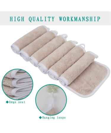 Buy Kinhwa Microfiber Reusable Makeup Remover Cloths - Washable 6-Pack (15x30cm) in Brown | Eco-Friendly & Ultra-Soft Cleaning Solution for Face - Buy Online on GoSupps.com