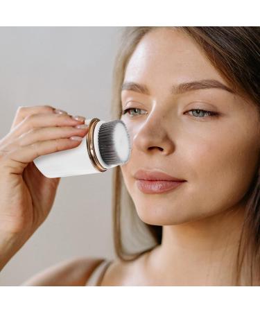 Didiseaon Electric Facial Brush Pores Cleansing Brush Facial Cleaning Brush Face Scrubber Face Wash Brush Electric Face Brush Face Exfoliator Tool Face Cleansing Brush White - Buy Online on GoSupps.com