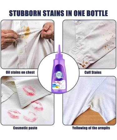 Active Enzyme Laundry Stain Remover Active Enzyme Clothing Stain Remover Active Enzyme Stain Remover White Shirt Guardian Garment Stubborn Stain Cleaner Oil Remover (3pcs-A) - Buy Online on GoSupps.com