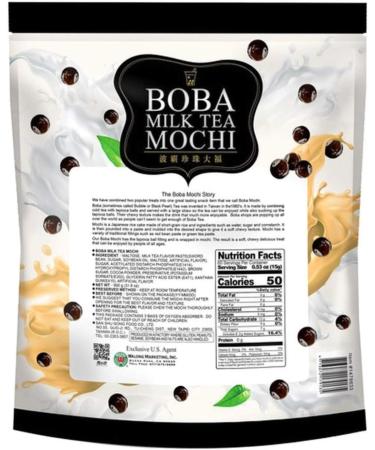 Yuki and Love Boba Milk Tea Mochi 60 ct - Authentic Asian Dessert, 60 Oz Pack - 1 Pack - Buy Online on GoSupps.com