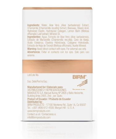 BIRM NACE Face Cream | Collagen & Elastin | 24-Hour Hydration for Premature Aging | Natural Formula for All Skin Types | 30g - Buy Online on GoSupps.com