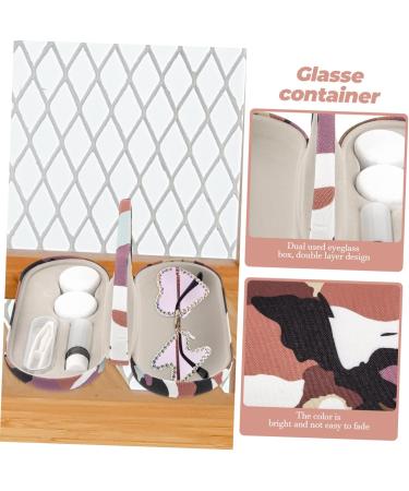 Kombiuda Double Purpose Glasses Case - Contact Lens Container & Travel Organizer - Hard Shell Portable Design - Ideal for Schnapps & Eyewear - Buy Online on GoSupps.com