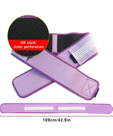 Aizuoni Trochanter Girdle for Women | SI Joint Hip Belt | Relief for SI Joint Pain & Anti-Slip Pelvic Support Lila - Buy Online on GoSupps.com