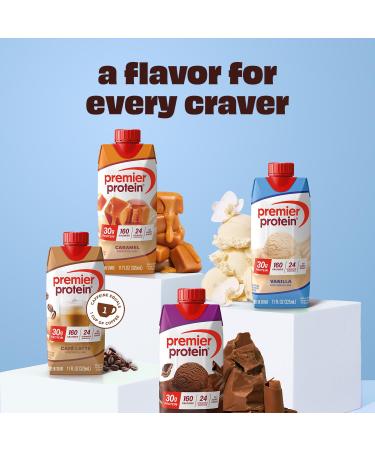 Premier Protein Shake, Vanilla, 30g Protein, No Added Sugar, 24 Vitamins & Minerals to Support Immune Health, 11 fl oz, 12 Pack (Packaging May Vary) Vanilla 11 Fl Oz (Pack of 12) - Buy Online on GoSupps.com