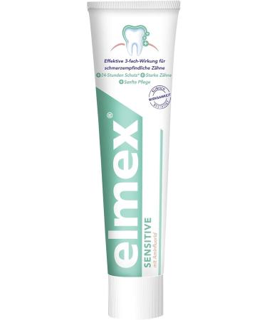 Elmex Sensitive Toothpaste 75 ml (6-Pack) - Gentle Care for Sensitive Teeth | International Shipping Available - Buy Online on GoSupps.com