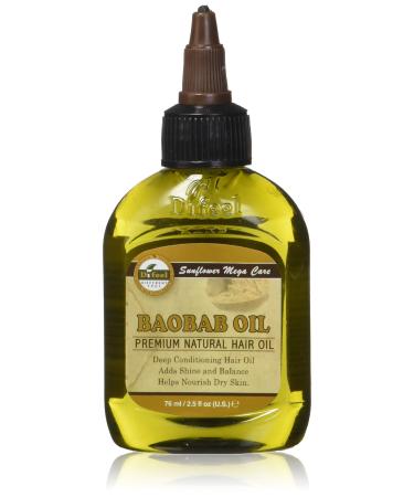 Difeel Premium Deep Conditioning Natural Hair Care Oil - Baobab Oil 2.5 ounce - Buy Online on GoSupps.com