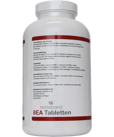 8 Essential Amino Acids - Vegan Tablets (240 Count) | Optimal Ratio of L-Leucine L-Valine L-Isoleucine & More | International Shipping Available - Buy Online on GoSupps.com