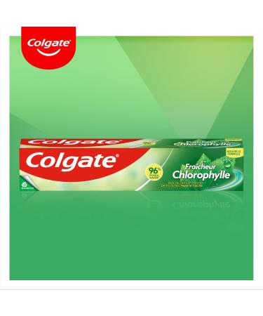 Colgate Intense Freshness Chlorophyll Toothpaste - 96% natural ingredients - Effective protection against cavities and plaque - pack of 12 x 75 ml - Buy Online on GoSupps.com