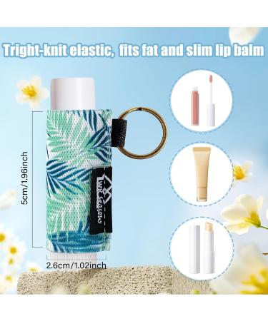 WK IEASON 10PCS Lip Balm Holder Keychain - Bulk Chapstick & Lipstick Holders for Fat & Slim Balms - Floral Design - Buy Online on GoSupps.com