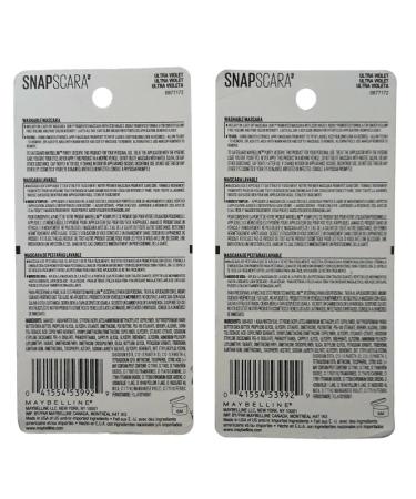 Maybelline New York Snapscara Washable Mascara Ultra Violet 310 - Pack of 2 - Buy Online on GoSupps.com