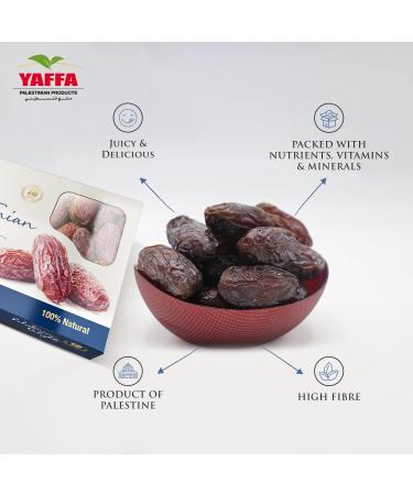  Yaffa Palestinian Delights Delicious and Juicy Medjool Dates Grade 2 (Large) 5 kg Box All natural no added sugar no additives sustainably grown Palestinian dates and - Buy Online on GoSupps.com