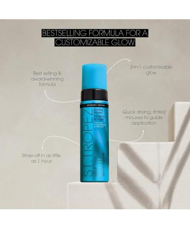 St.Tropez Self Tan Award Winning Kit Express Bronzing Mousse 200 ml Gradual Tan Firming Body Lotion 200 ml Applicator Mitt Vegan Fake Tan & Skincare - Buy Online on GoSupps.com