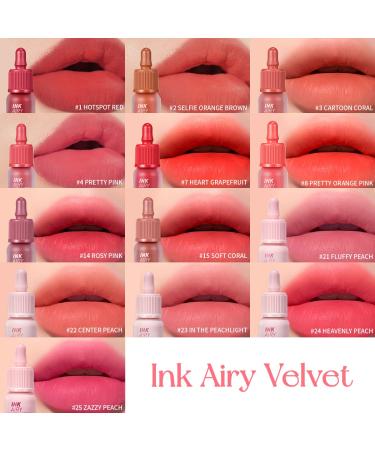 Peripera Ink Airy Velvet Lip Tint Liquid Lip - 008 Pretty Orange Pink - Buy Online on GoSupps.com