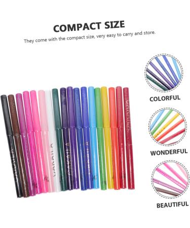 NOLITOY 18pcs Eyeliner Accessories for Teen Girls Make up Kit Colorful Eye Line Pencils Miss Tool Kit Matte - Buy Online on GoSupps.com