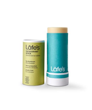 Lafe's Natural Deodorant | 2.25oz Plastic Free Natural Deodorant Stick in Paper Packaging | Aluminum Paraben and Baking Soda Free with 24-Hour Protection (Citrus & Bergamot) Citrus & Bergamot 64 Gram - Buy Online on GoSupps.com