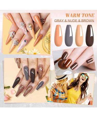AIBRIT Gel Nail Polish 11 Pack - 8 Colors & 3 Base Coats | Glossy, Matte Top Coat | Soak-off Curing for Women - All-Season Manicure at Home - Buy Online on GoSupps.com
