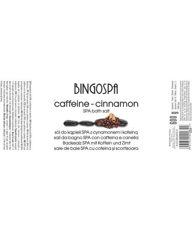 Anti-Cellulite Bath Salt with Caffeine & Cinnamon - 600g BINGOSPA | International Shipping Available - Buy Online on GoSupps.com