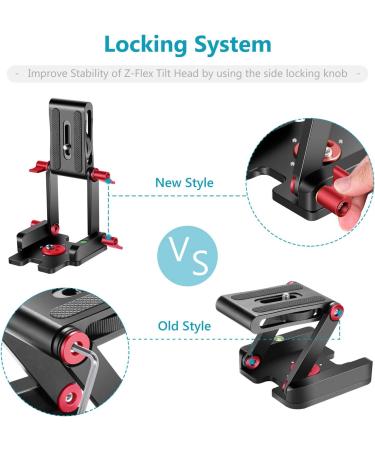 Neewer Z-Flex Tilt Head Tripod with Quick Release Plate - Aluminium Alloy, 6.6lb Load Capacity - Buy Online on GoSupps.com