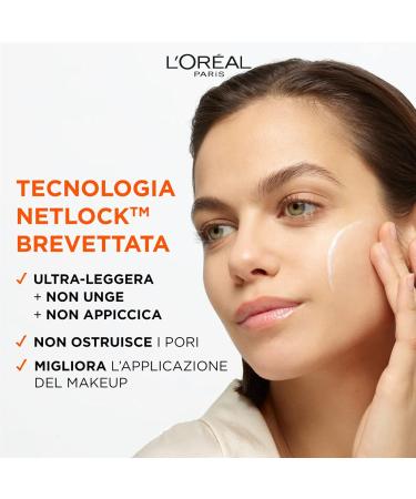 L'Or al Paris LOr al Paris Revitalift Clinical AntiUV facial fluid SPF 50+ Sun protection with Netlock technology Formula with vitamin C Antioxidant and antiaging action Ultralight 2 Bottles of 50 ml 2x SPF 50 protection - Buy Online on GoSupps.com