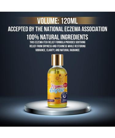 KIYAMEL Moisturizing Eczema Relief Baby Oil with Hemp Seed, Vitamin E & Chamomile - Soothing Hydration for Dry, Itchy Skin in Babies, Kids & Children - Buy Online on GoSupps.com