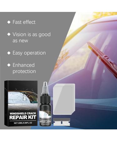 Car Windshield Crack Repair Kit Car Windshield Crack Repair Fluid Windshield Repair Kit for Chips and Cracks Car Glass Repair Glue Scratch Chip Cracks Repair Kit (1 Set) - Buy Online on GoSupps.com