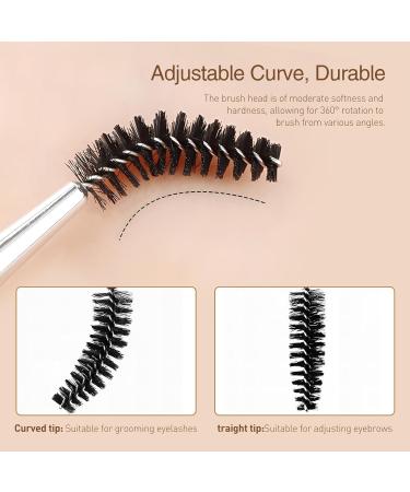 Buy 6 Pack 3 Head Eyebrow & Eyelash Shaper Comb | Makeup Grooming Tool with 3 Spoolie Brushes for Perfect Lashes & Brows - International Shipping Available - Buy Online on GoSupps.com