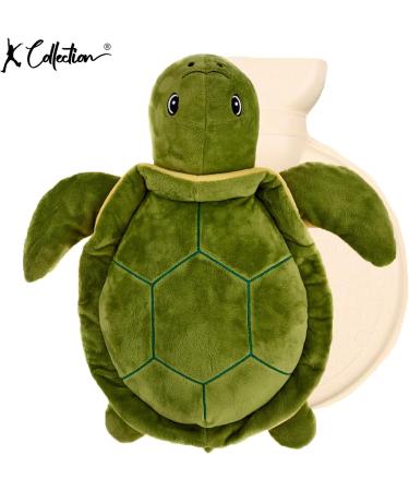 K Collection Turtle Design 3D Novelty Round Hot Water Bottle with Plush Cover - Buy Online on GoSupps.com
