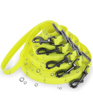 Wolfone 6m Yellow Dog Tow Line - Waterproof Durable Training Leash for Recall Swimming Camping and Beach Walks - Buy Online on GoSupps.com