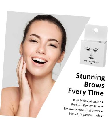 Healeved 1 set string with Tool Ink Measuring Line Brow Supply Marking Mapping Wooden Portable Women Sticks - Buy Online on GoSupps.com