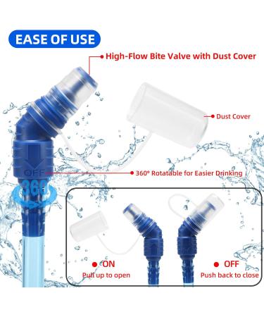 Arvano 2L BPA Free Drinking Bladder - Perfect Hydration System for Hiking Motorbiking and MTB Adventures - Buy Online on GoSupps.com