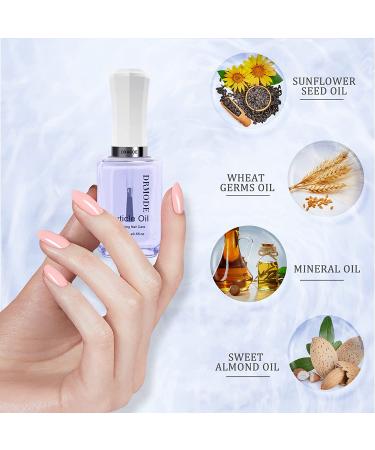 30ML Liquid Latex for Nails - Upgraded Peel off Barrier & Protector with Tweezers, Cuticle Oil for Growth Treatment and Repair - Purple - Buy Online on GoSupps.com