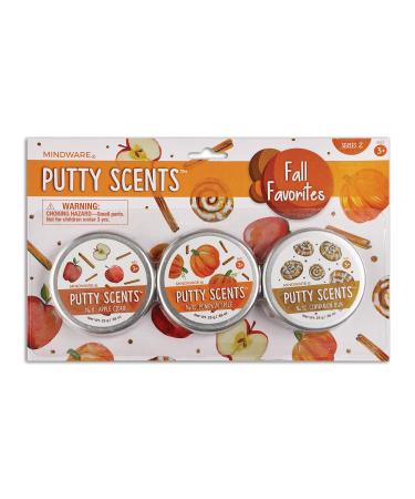 MindWare Putty Scents Set of 3 Putty with Autumn scents Fall Favorites
