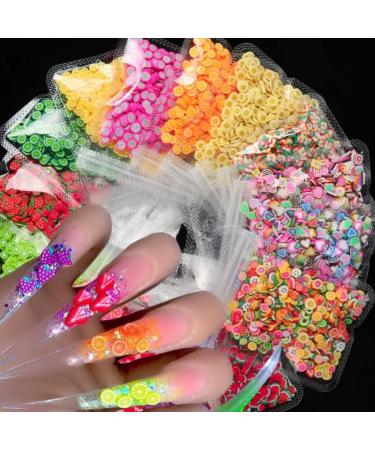 Fruit Nail Art Slices Fruit Slices for DIY 3D Polymer Slices. (Lime Fruit 3D Nail Art)