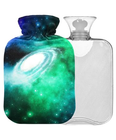 Naanle planet fog heat bottle with reference transparent hot water bottle Handfoot Warmer Heading bag for pain relief heat and cold therapy 2L