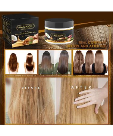 Shiny Hair Instant Keratin Repair Mask - Professional Conditioner for Dry & Damaged Hair - Advance Hair Roots Treatment (1PC) - Buy Online on GoSupps.com