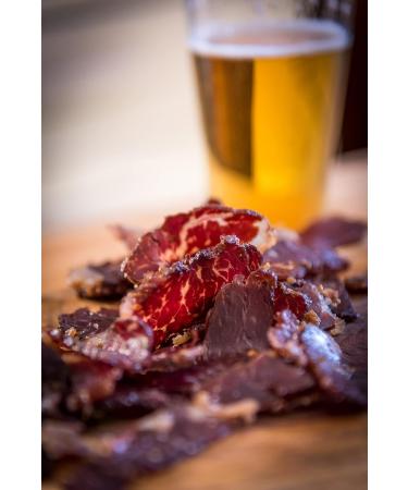 Biltong Boss Original Beef: High Protein Gluten-Free Snack for Paleo, Keto, Atkins Diets - 200g - Buy Online on GoSupps.com